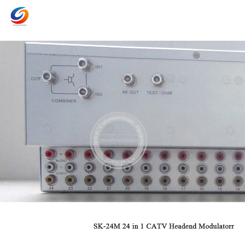 Лидер продаж! Высокое качество цифровой SK-24M 24 в 1 catv головной модулятор CATV модулятор