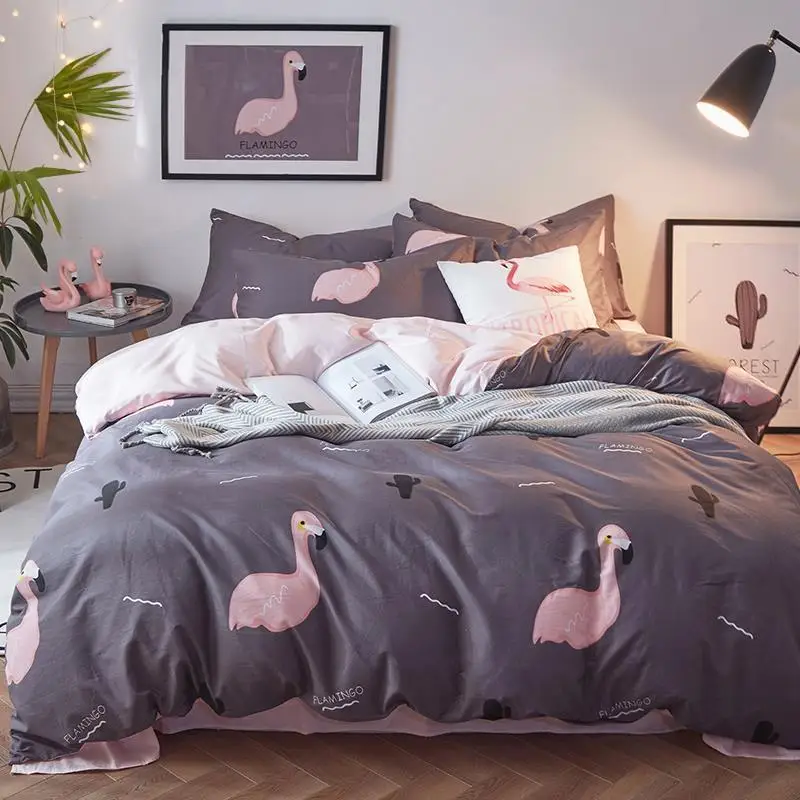 

Beddengoed Kids Nordico Jogo Parure Lit Sabanas Individual Bed Linen Ropa De Cama Cotton Bedding Sheet And Quilt Cover Set