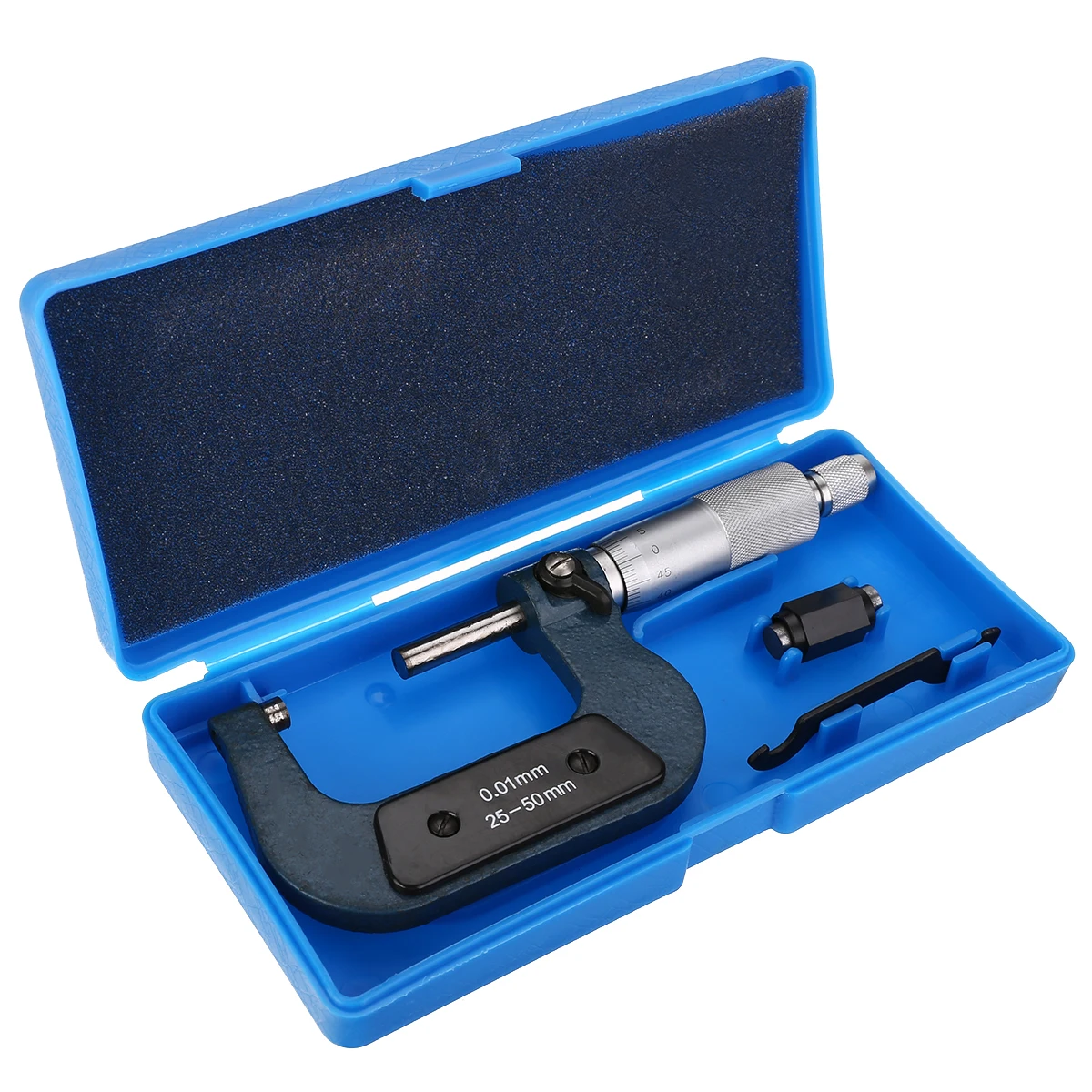 

New Micrometers 25-50mm 0.01mm Metric External Outside Micrometer Caliper Gauge Precision Measuring Tool