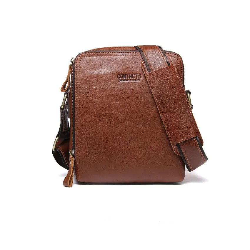

2019 Male Shoulder Luxury Handbags Men Bags Designer Genuine Leather Messenger Bag High Quality Crossbody Bags For Boy Briefcase