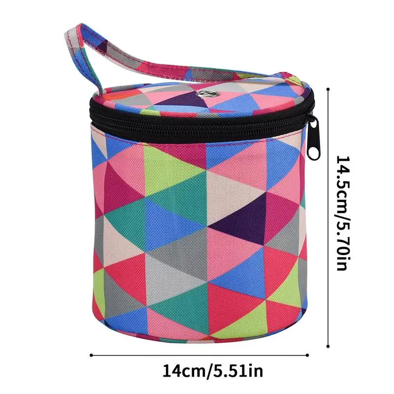 Home Daily Storage Bag Wool Yarn Crochet Sewing Needle Handbag Weaving Multi-Color Storage Bag Tote Wool Organizer