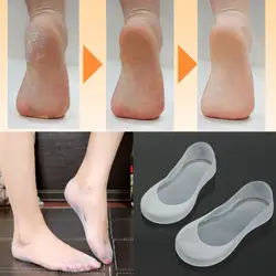 1 пара Силиконовый гель увлажняющий носок предотвратить ноги пятки трещины обувь стельки для ног Уход мозолей отбеливания Spa носки для