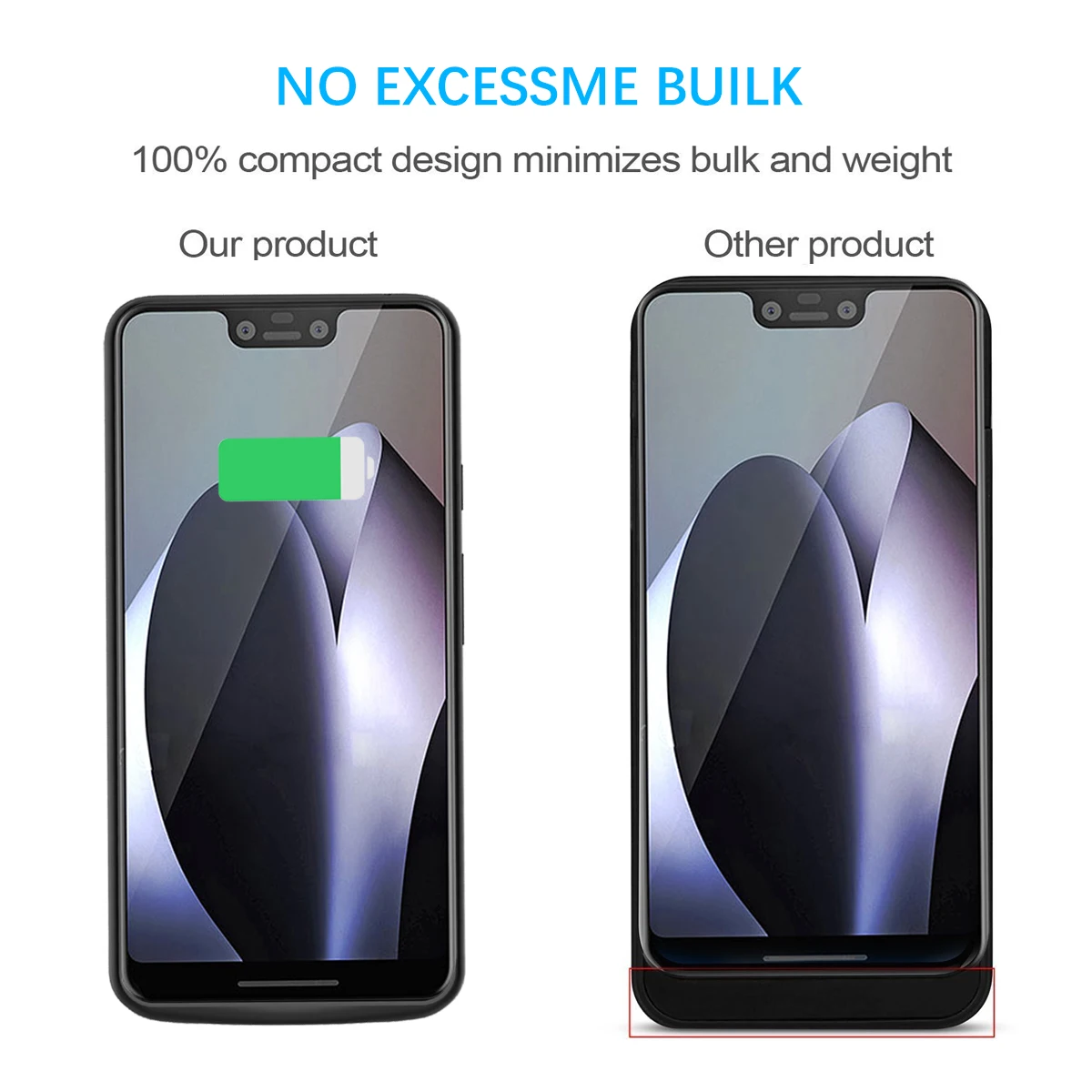 Чехол для Google Pixel 3 XL/Pixel 4700 мА/ч зарядное устройство чехол телефона расширенный