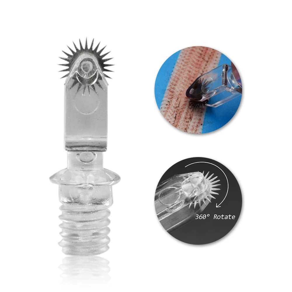 

Disposable Roller Microblading Needles Tattoo Eyebrow Fog Embroidery Pin for Permanent Makeup Micro Manual Pens Tattoo Inks