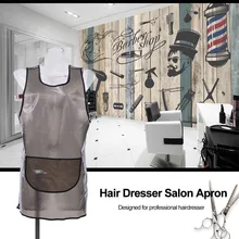 Парикмахерская фартук Парикмахерская накидка для волос ткань для резки накидка для покраски волос для парикмахерской дышащая и водонепроницаемая