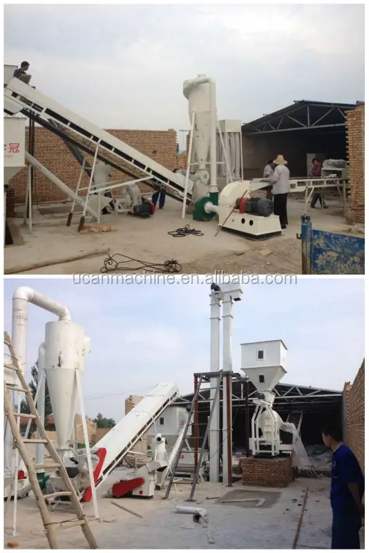 wood pellet production line