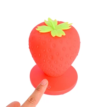

New Children Cartoon Usb Charging Fruit Strawberry Led Lighting Night Lights I'M Dress Up Kids Birthday Christmas Day Gifts