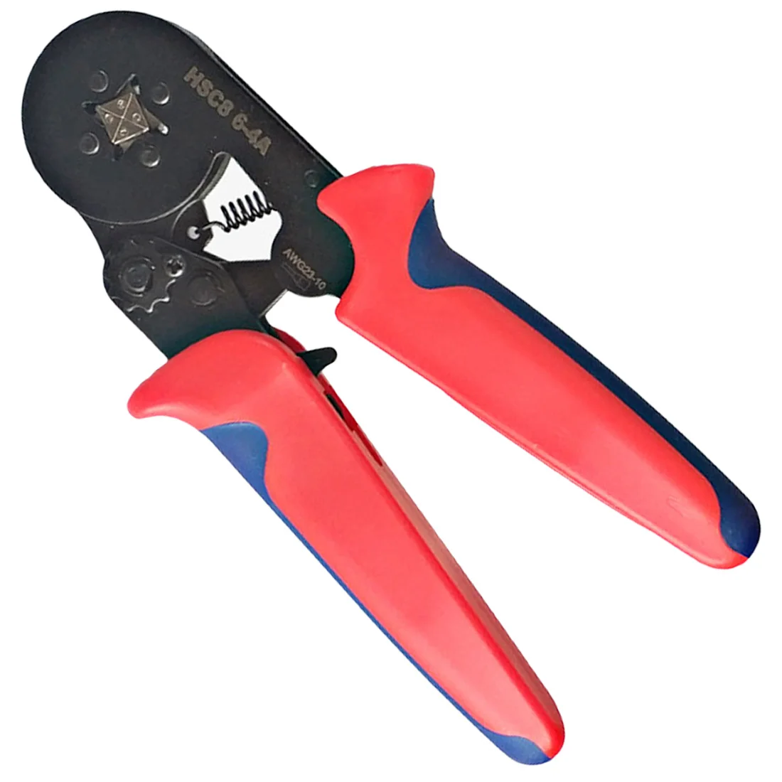 Oil hardened Hand Tools Mini Type Crimping Plier 0.25 6mm2 Straight