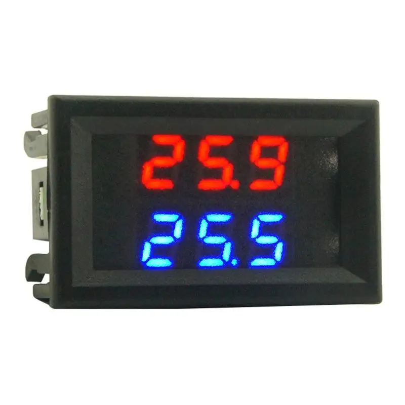  50 ° C ~ 125 DC4 28V Высокоточный двойной дисплей цифровой термометр автомобилей NTC из