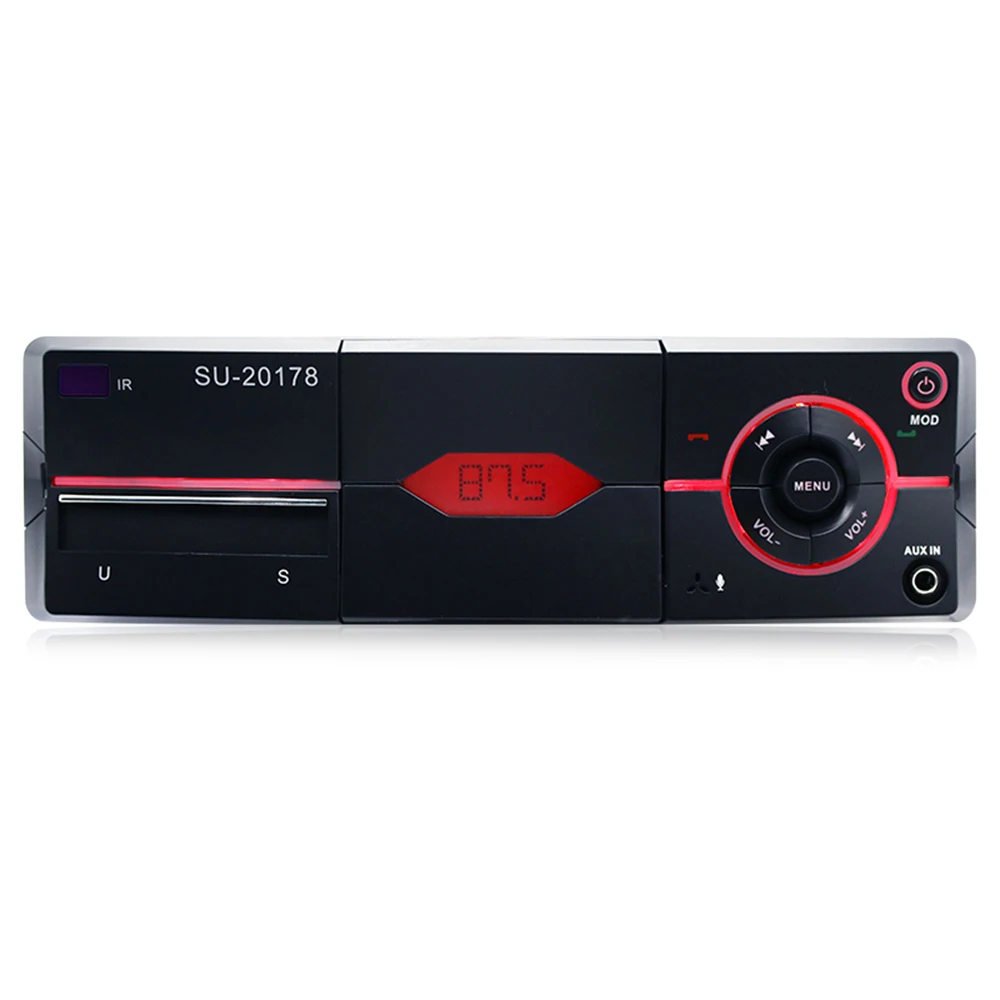 SU 20178 1 Din автомобильный Радио MP3 плеер Bluetooth 4 0 FM AUX аудио Handsfree мультимедийный