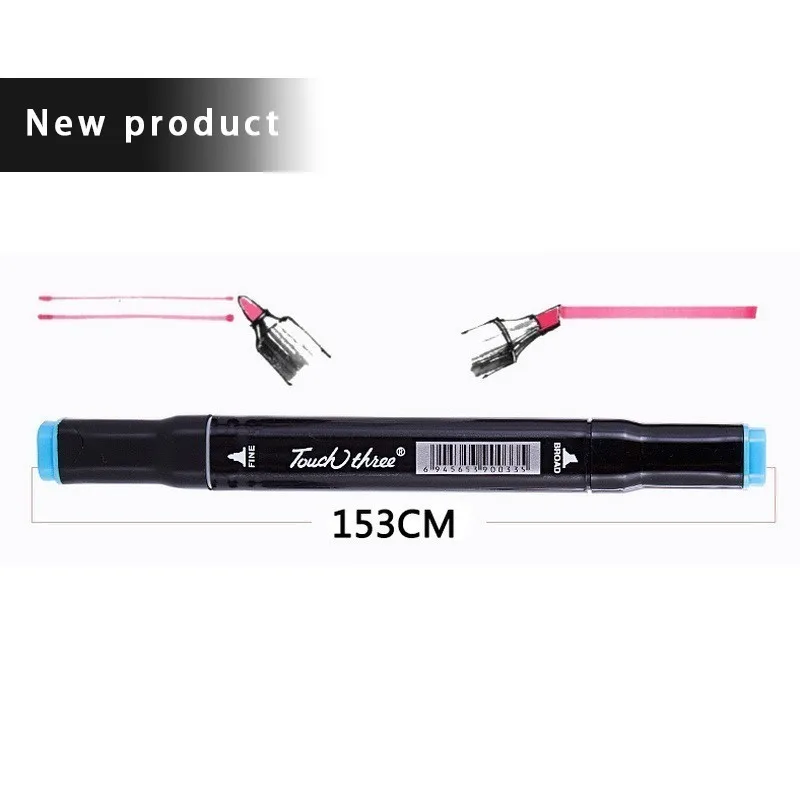 

Hot Sale 30 colors Double-head Student Comic Painting Touch Quality Goods Oiliness Pen Colour art supplies marker