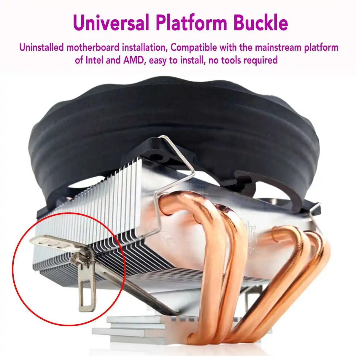 Comprar 4 Heatpipes enfriador de CPU 4pin PWM LED 120mm ventilador de refrigeración del radiador disipador térmico para Intel LGA 1150 1151 1155 1156 para AMD AM3 + AM3 AM2