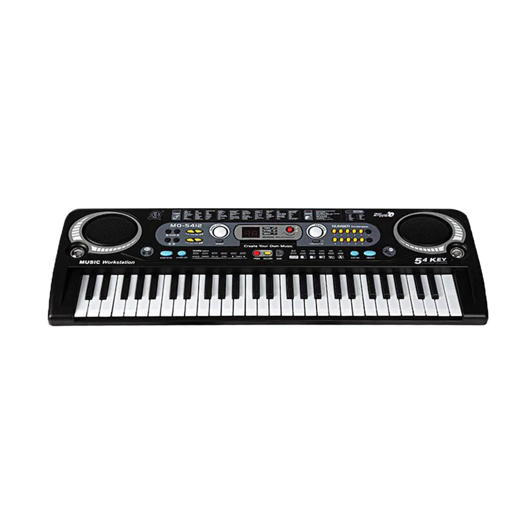 

54 Keys Digital Electronic Keyboard & Microphone Electric Led Adult Size