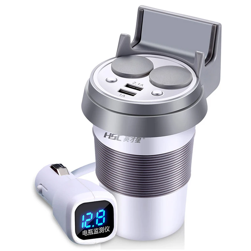 IG Hsc 12 24V 3.1A выход белый ясень один для двух двойной Usb Автомобильное зарядное