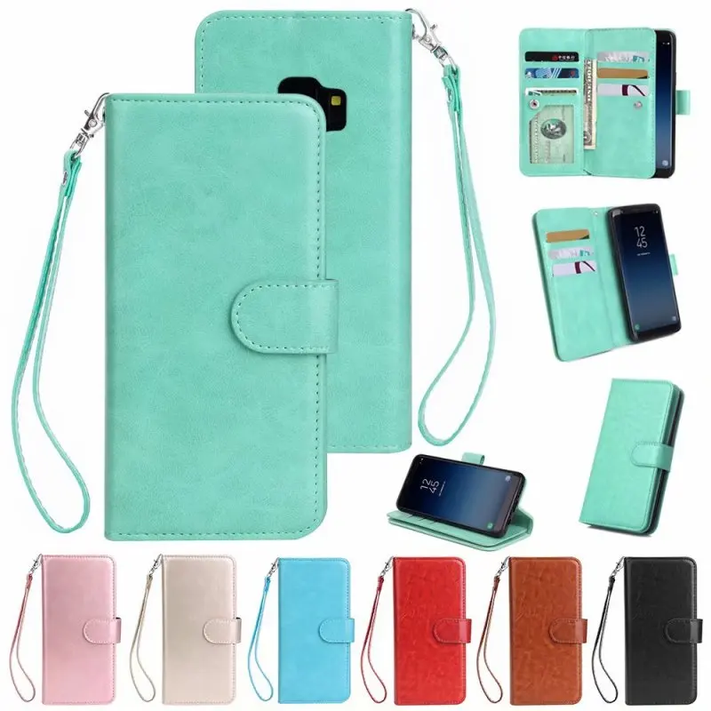 

Flip Cover for Samsung Galaxy S10 S9 S8 S7 S6 A70 A50 A40 A30 A20 A10 A9 A7 A5 A3 J8 J7 J5 J3 Wallet Case PU Leather 9 Card Slot