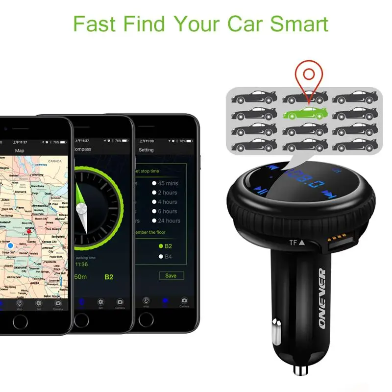 3 в 1 fm-передатчик модулятор беспроводной Bluetooth Hands Free 2.1A двойной USB Автомобильное зарядное устройство автомобильный комплект приложение gps автомобильный искатель локатор