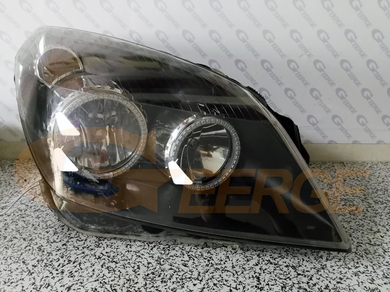 Для OPEL Astra H 2004 2005 2006 2007 pro-Facelift галогенная фара RF Bluetooth контроллер многоцветный RGB led angel eyes kit