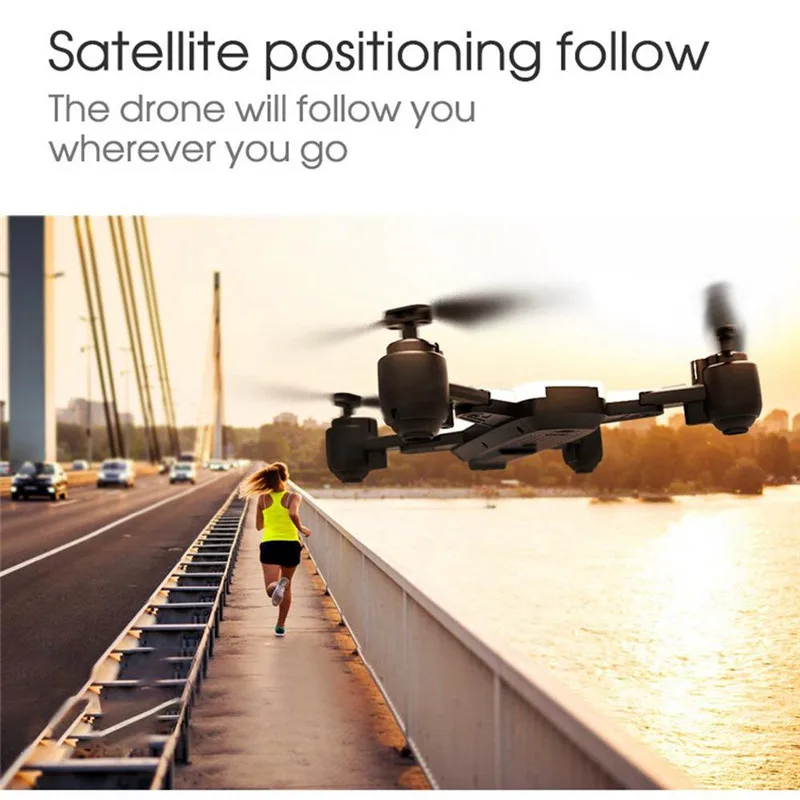 Hot SHRC H1G 1080P 5G WiFi FPV GPS Mode Foldable 25mins Flight Time RC Drone Quadcopter RTF Selfie Drone with High Angle Camera