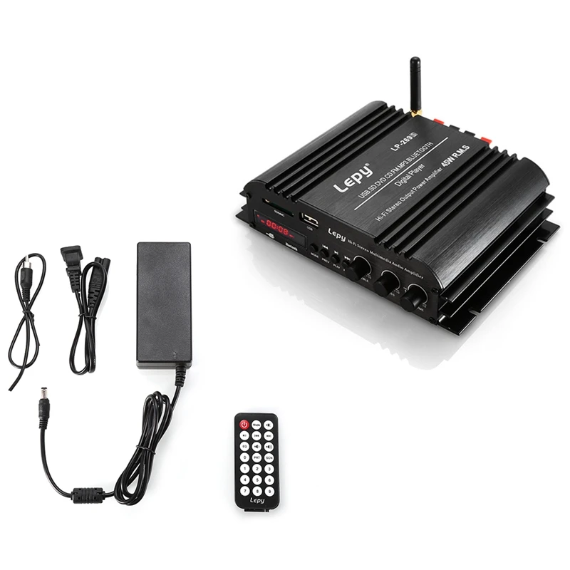 Lepy Lp 269S Bluetooth автомобильный усилитель Hifi Цифровой стерео аудио 2 канала мощный