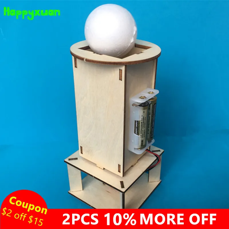 

Happyxuan DIY Electric Suspended Ball Model Assembling Kit Creative Inventions Kids Montessori Amazing Sciences Experiment Toy