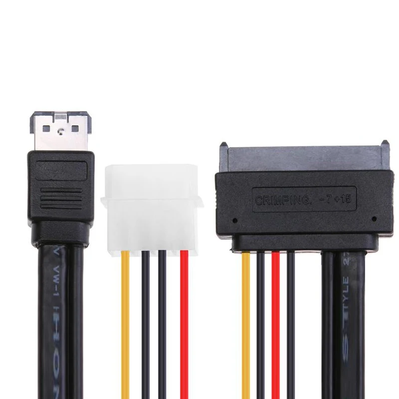 Zihan ESATA+ USB combo DUAL power ESATA+ 4pin IDE power to SATA 22 P/7+ 15pin HDD 5 в 12 В для 3," 2,5" кабельного жесткого диска