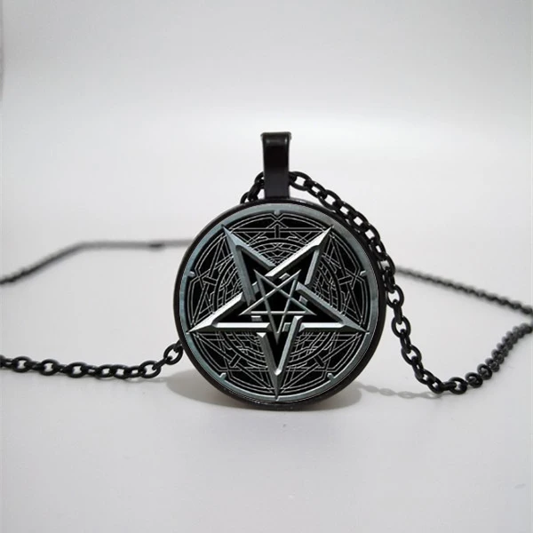 Wiccan плетеное ожерелье из стекла для мужчин и женщин ювелирные изделия с
