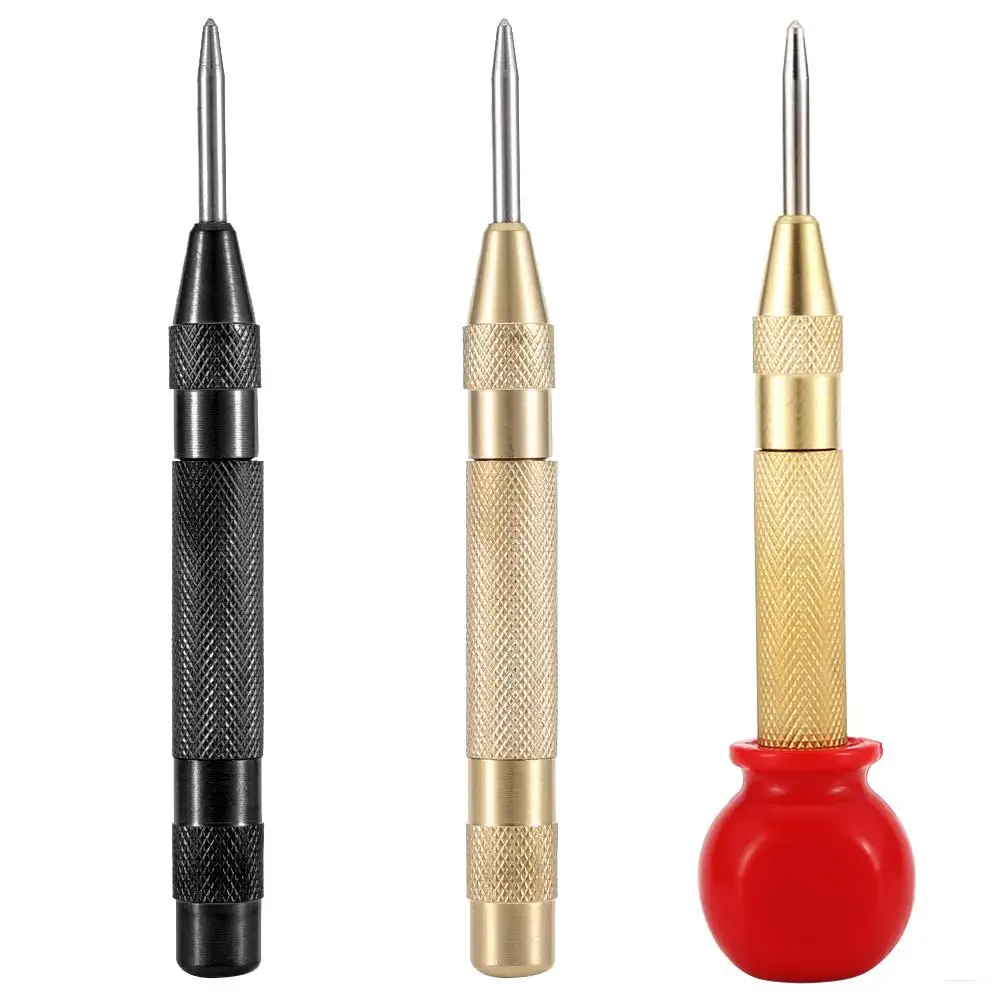 

HSS Center Punch Stator Hard Punching Automatic Center Pin Punch Spring Loaded Marking Drilling Tool Impact Hole Punch