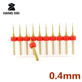 

10PCS Solid Carbide Milling Cutter 0.4mm 1.0mm CNC Wood Cutting 3.175mm For Metal Cutting Milling Cutter Strawberry Router Tool