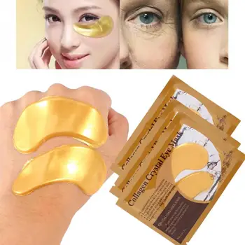 

20pc 24K Gold Serum for Face Mask Eye Patches Under the Eyes Dark Circle Puffiness Anti-Aging Wrinkle Collagen Eye Mask Eye Pads