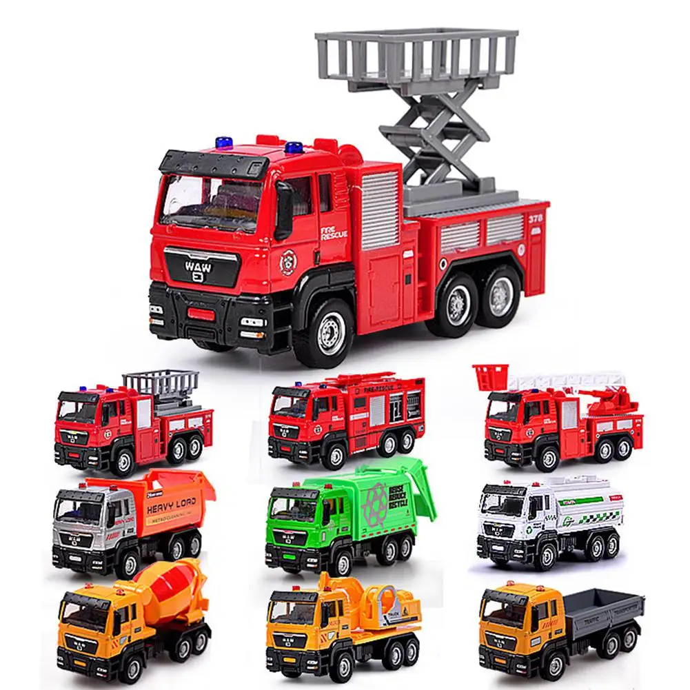 

LeadingStar 1:55 Kids Boys Modeling Toy Simulate Alloy Pull Back Engineering Car toy