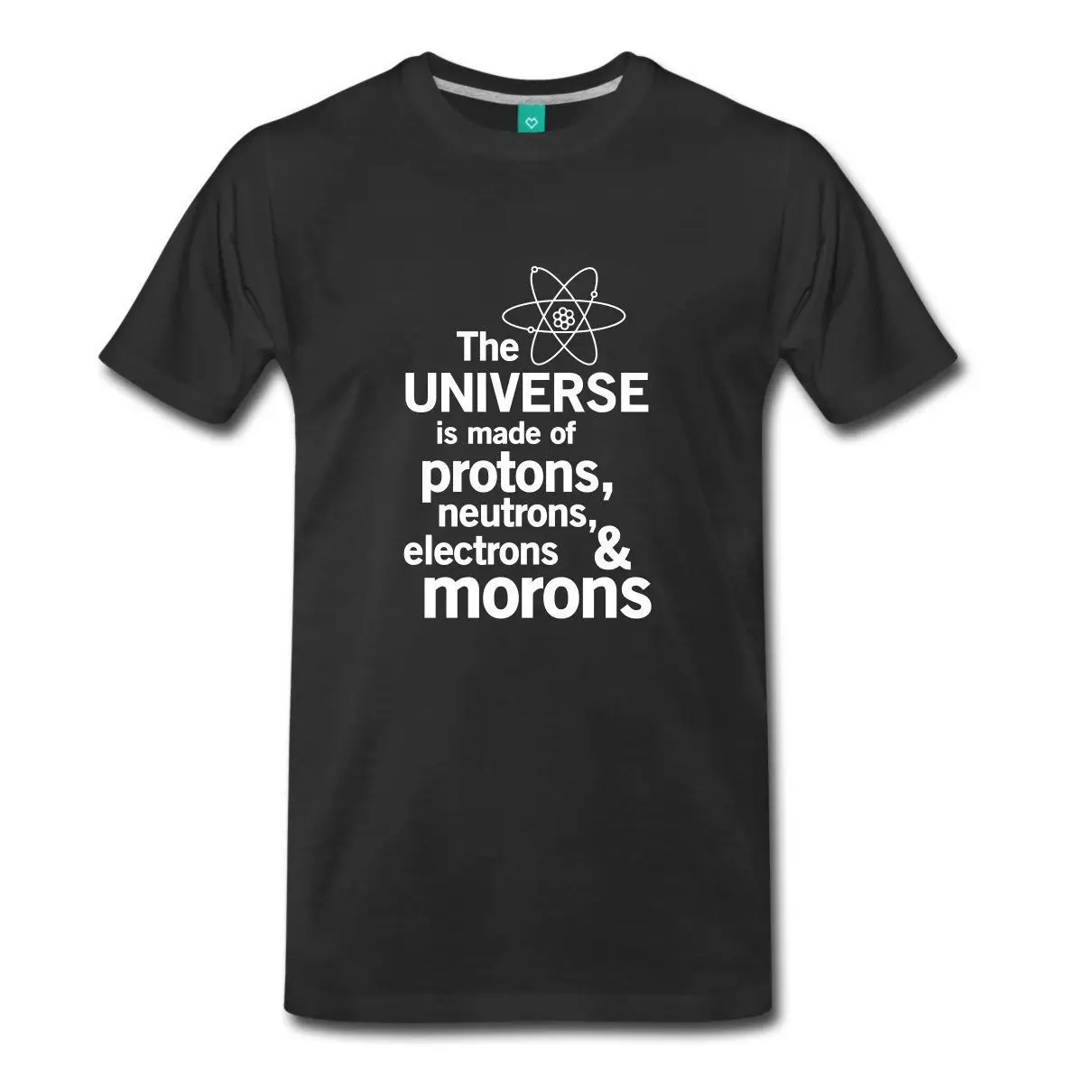 Summer Sleeves T Shirt Crew Neck Universe Morons Short Sleeve Compression Mens T Shirts