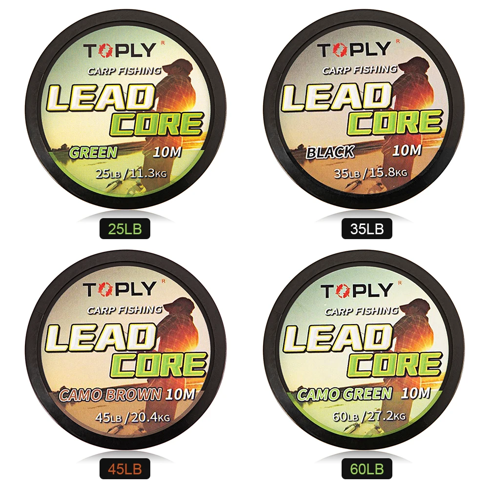 Lixada 10 м плетеная Троллинг леска Карп Рыболовная PE 25LB / 35LB 45LB 60LB рыболовная Leadcore