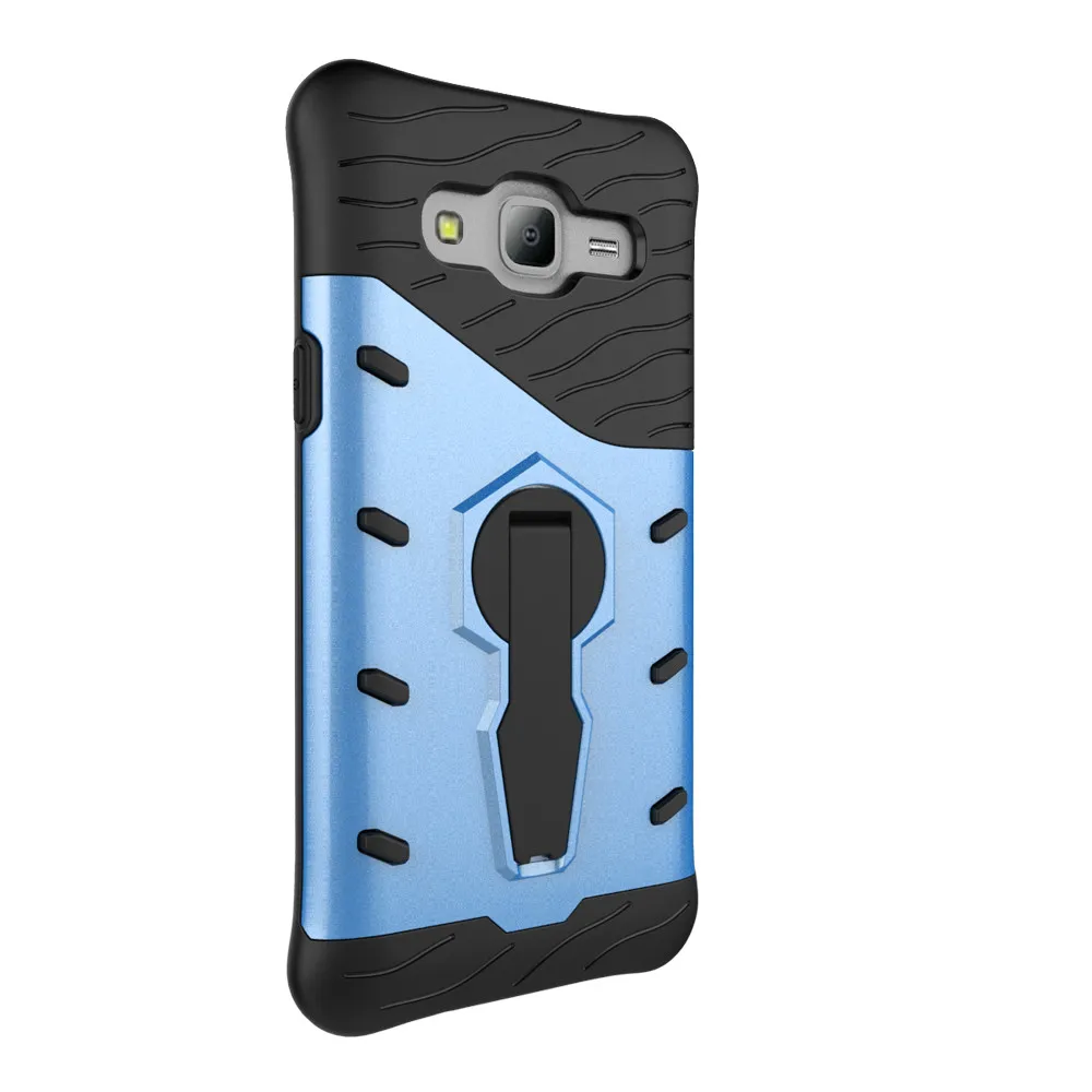 

mobile cell phone Sniper Hybrid Robot Armor ShockProof 360 Kickstand Back Soft Case Cover For samsung galaxy j5