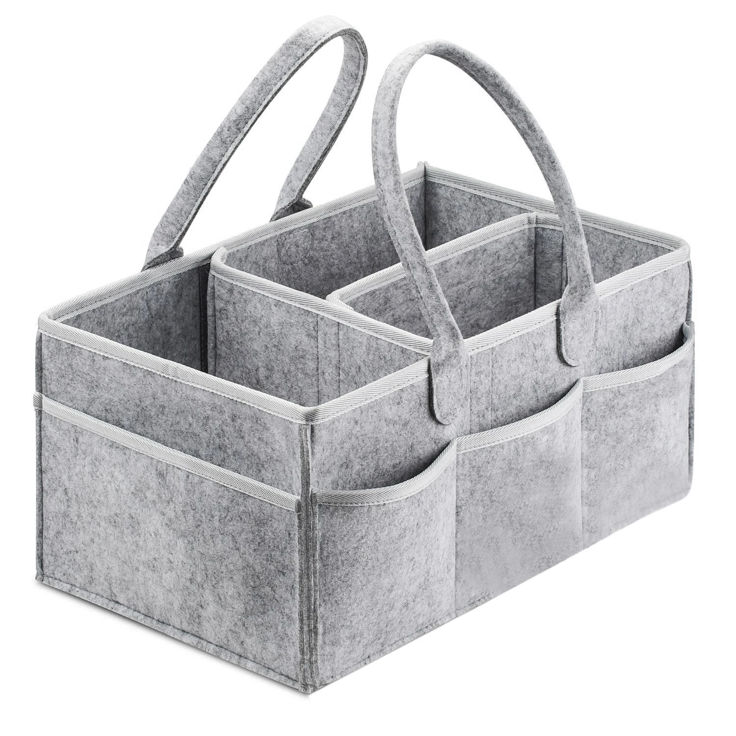 Sac de boîte de transport organisateur de Caddy de couche de bébé pour la Table à langer et la voiture, bacs de stockage essentiels de pépinière 38*23*18cm