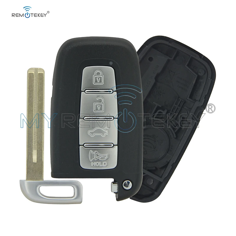 

Remtekey key replacement cover fob smart key case for Hyundai IX35 I30 Control Fob 4 button key shell