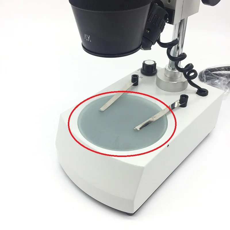 Stereo Microscope Working Stage Translucent Board Frosted Work Board Round Specimen Plate Diameter 55mm 85mm 90mm 95mm 100m