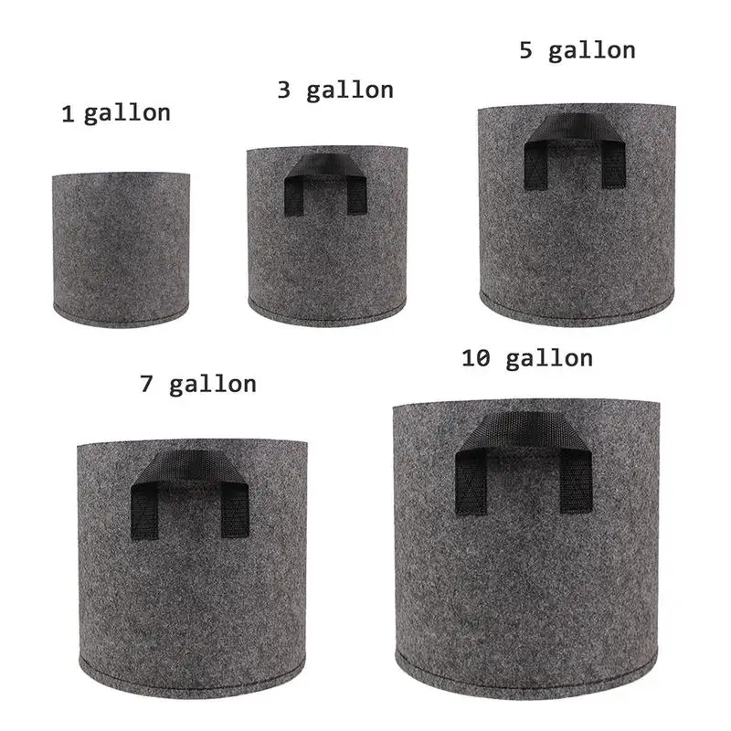 

Non-woven Planting Bag Beautiful Planting Green Gardening Gadgets Breathable Reuse Practical And Durable Perfect Gift Pocket