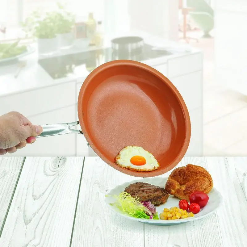 

Non-stick Frying Pan with Ceramic Coating and Induction cooking,Oven & Dishwasher Safe