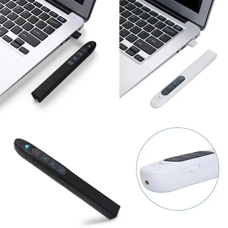 2.4 GHz مقدم لاسلكي مؤشر ليزر القلم المعلم PPT باور بوينت عرض 2.4 GHz مقدم لاسلكي مؤشر ليزر القلم المعلم PPT باور بوينت عرض