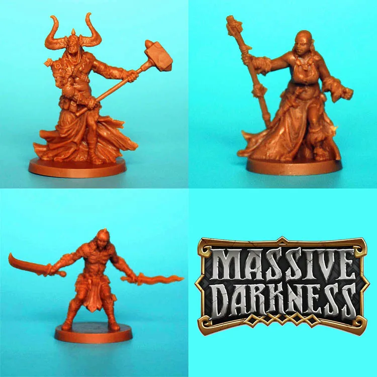 

New Die Casting 1:72Cmon Board Role Playing Game Piece Model Massive Dark Endless Dark Light Messenger Ks Extended Hero