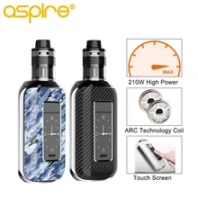 Special Offer Electronic Cigarette Aspire SkyStar Revvo High Power Vape Kit 210W Box Mod Powered by 18650 battery(no cell)