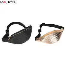 Модная женская клетчатая плечевая сумка с принтом, Повседневные Сумки из искусственной кожи на талии, простые женские сумки на грудь