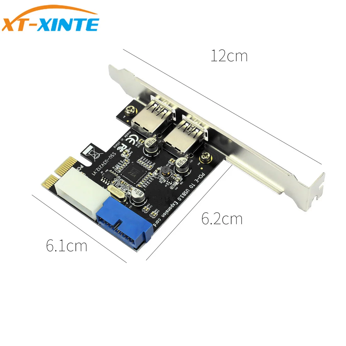 Новый USB 3 0 PCI E адаптер карты расширения внешний 2 порта USB3.0 концентратор