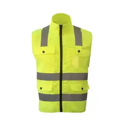Светоотражающий Жилет креативный эластичный прочный защитный жилет одежда желтый зеленый для прогулок