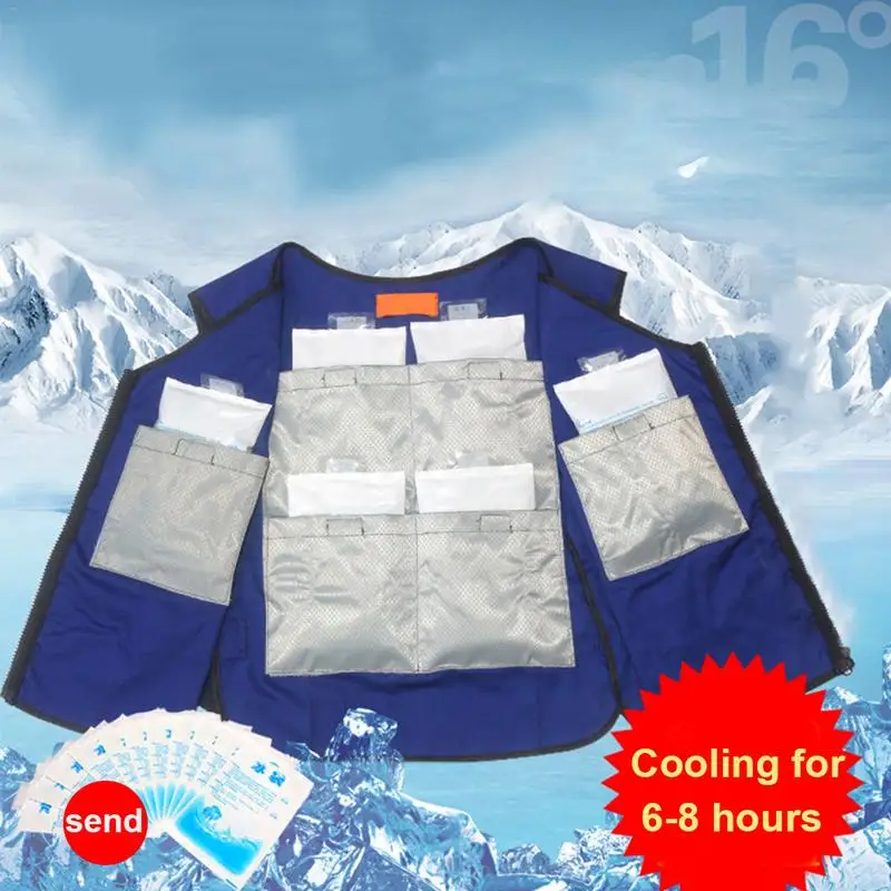 

Outdoor Cooling Vest For Cycling Outdoor Activity High Temperature Protective Clothing Chill Vest Summer Cooling Vest