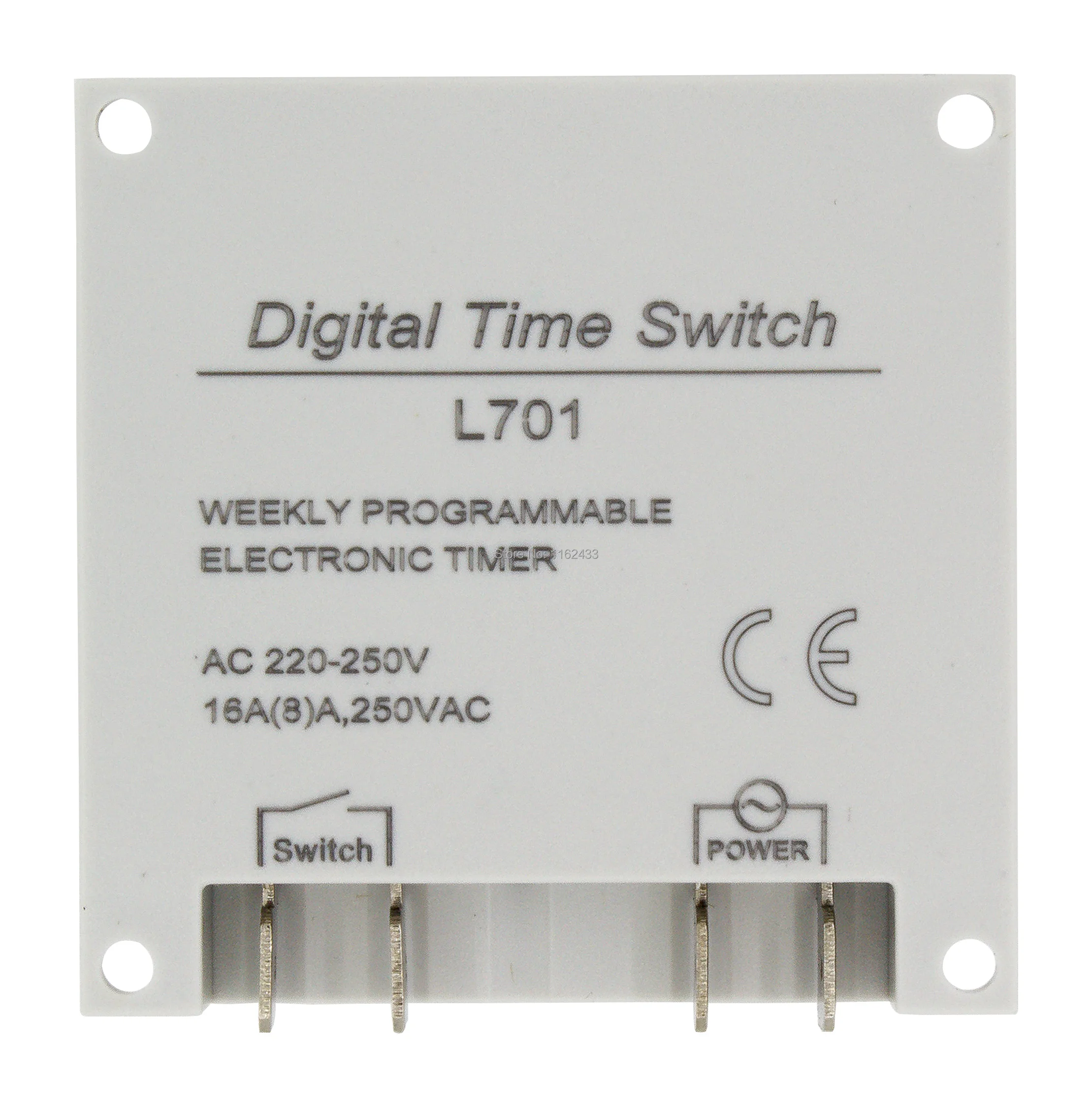 Цифровой таймер L701 CN101A 16A Программируемый Еженедельный электронный переменного