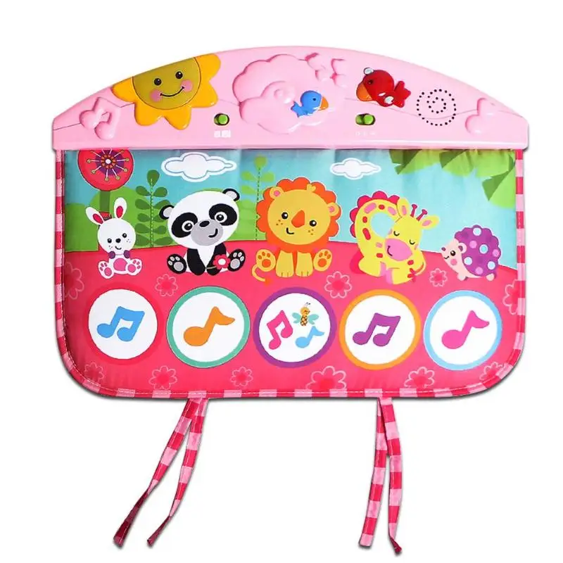 

Kids Baby Cartoon Animal Touch Music Piano Blanket Lighting Carpet Mat Rug