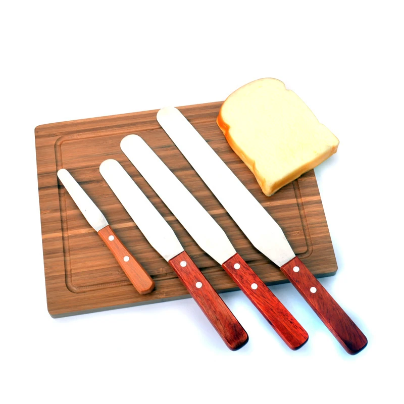 

4/6/8/10 Inch Stainless Steel Spatula Cake Decorating Tools Butter Cream Icing Frosting Knife Smoother Kitchen Pastry Decoration