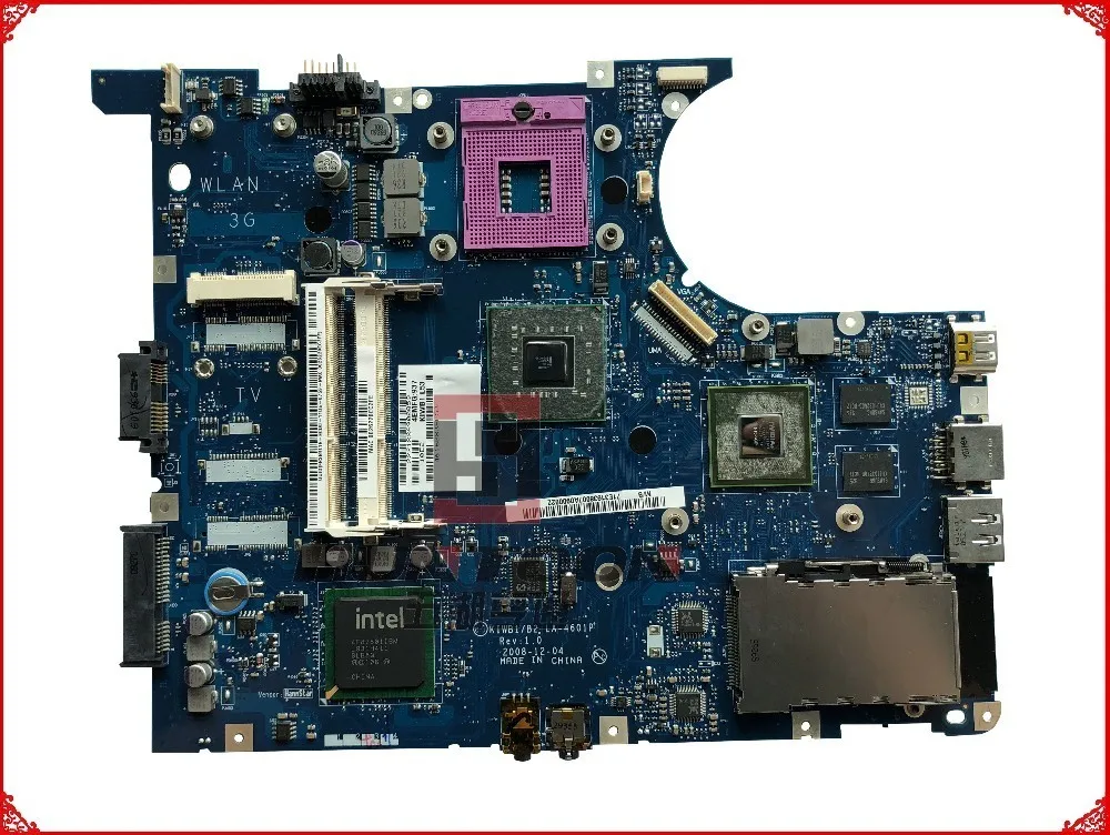 Подлинная материнская плата для ноутбука Lenovo Ideapad Y550 KIWB1/B2 LA-4601P розетка 478 DDR2 GT130M