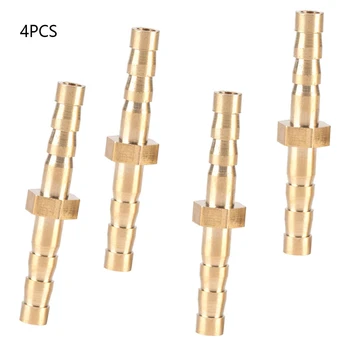 

4 pcs 4--4mm Brass Fitting Hose Barb Tail Reducer Reducing Plug Connector Set Wholesale